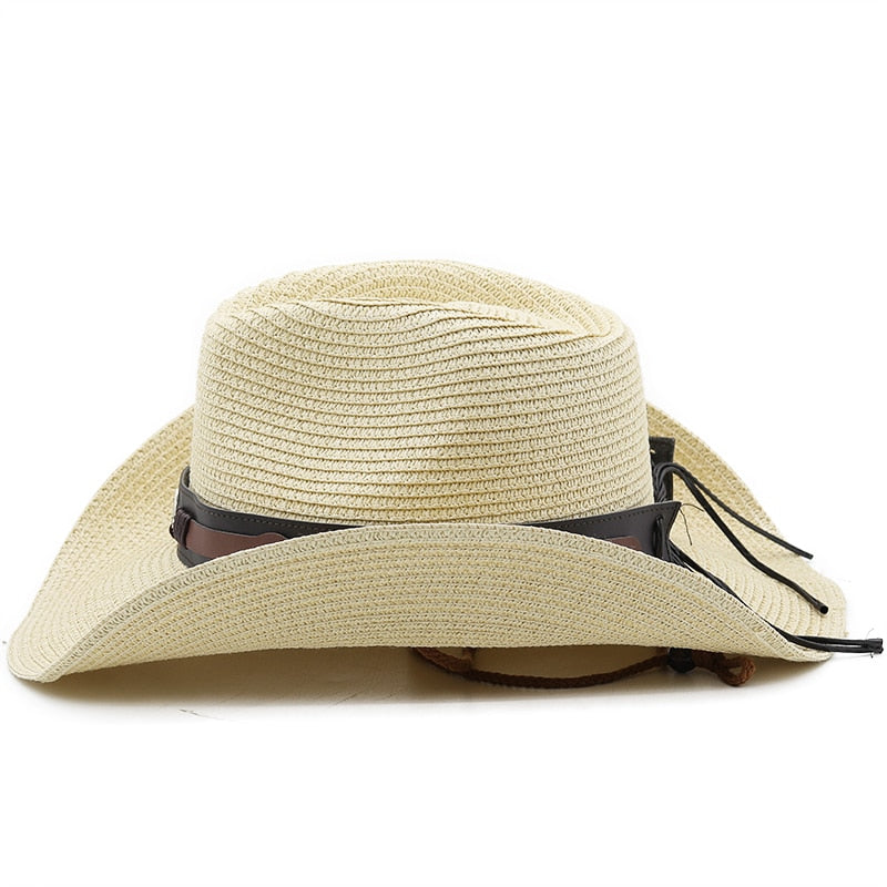 UMBERTO Men's Straw Cowboy Hat