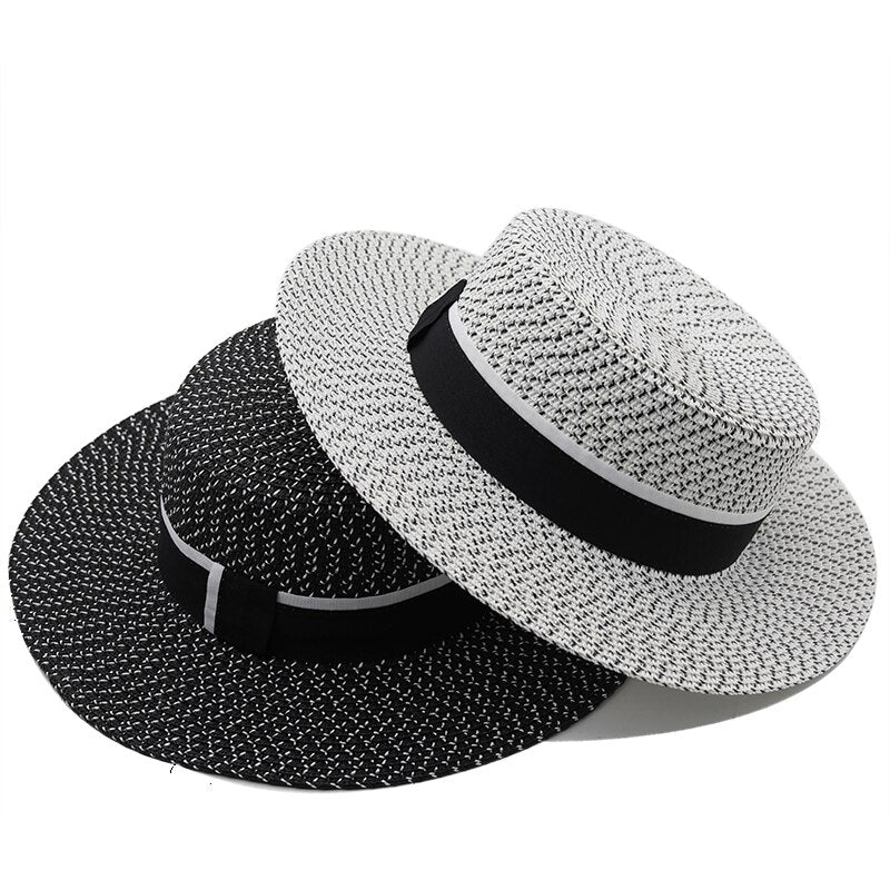 ROVILA Straw Boater Hat
