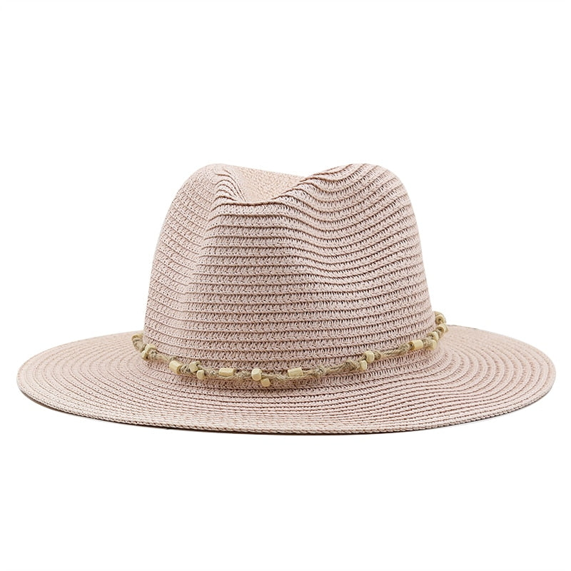 CABELLO Panama Hat in Pink