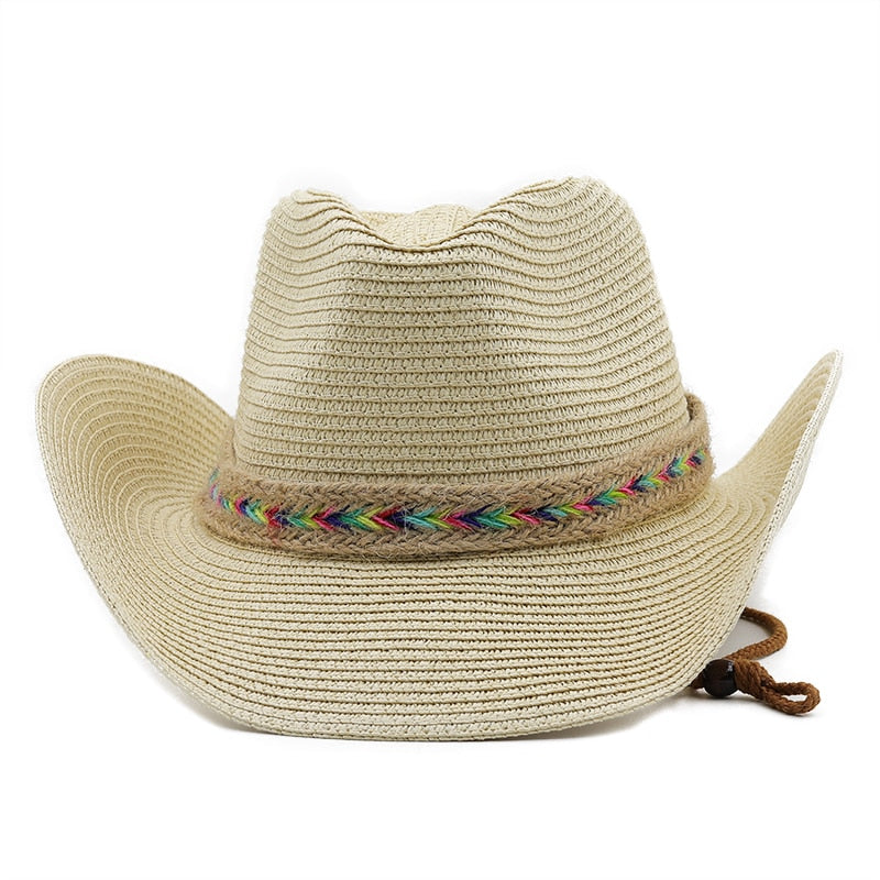 CASIMIR Men's Straw Cowboy Hat