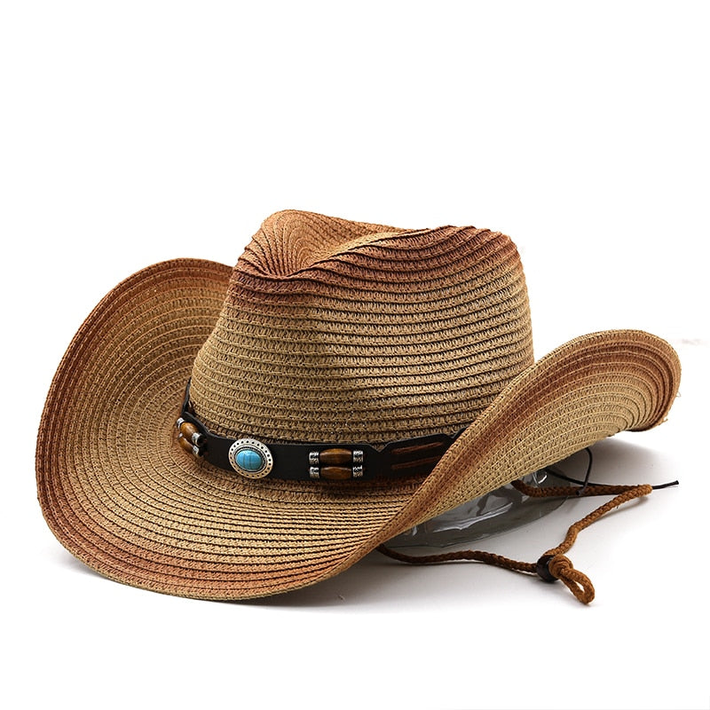 PEPIN Men's Straw Cowboy Hat