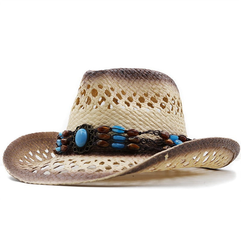 TULA Cowboy Hat in Beige/Brown