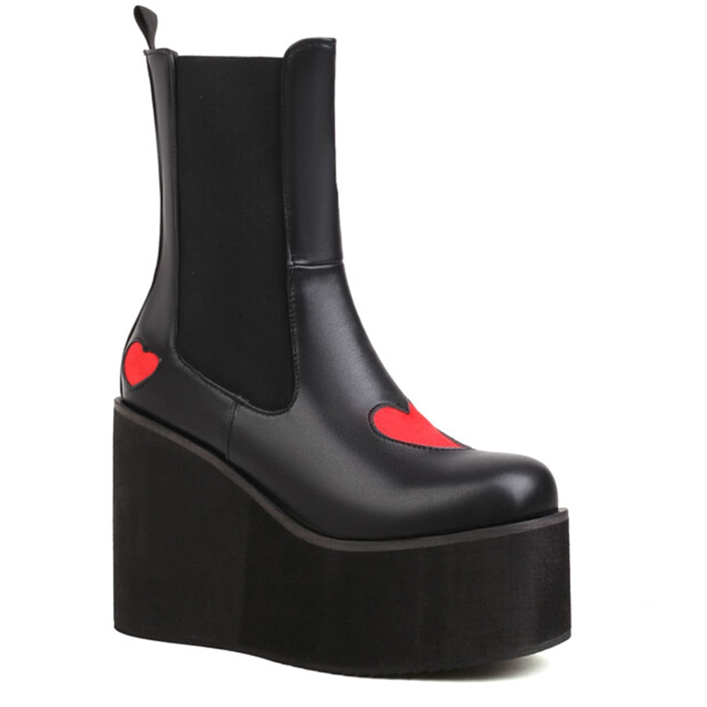 JAZZY High Heel Ankle Boots in Black
