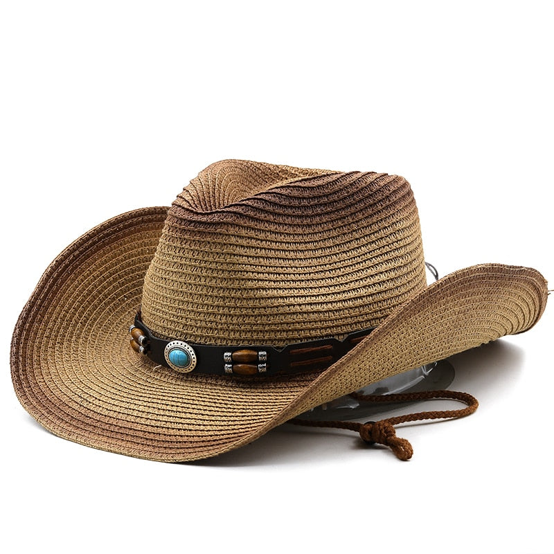 PEPIN Men's Straw Cowboy Hat
