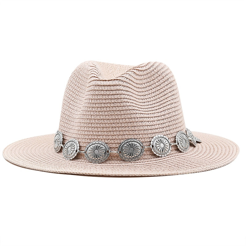 HATTIE Fedora Hat in Pink