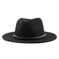 CARIENA Fedora Hat in Black