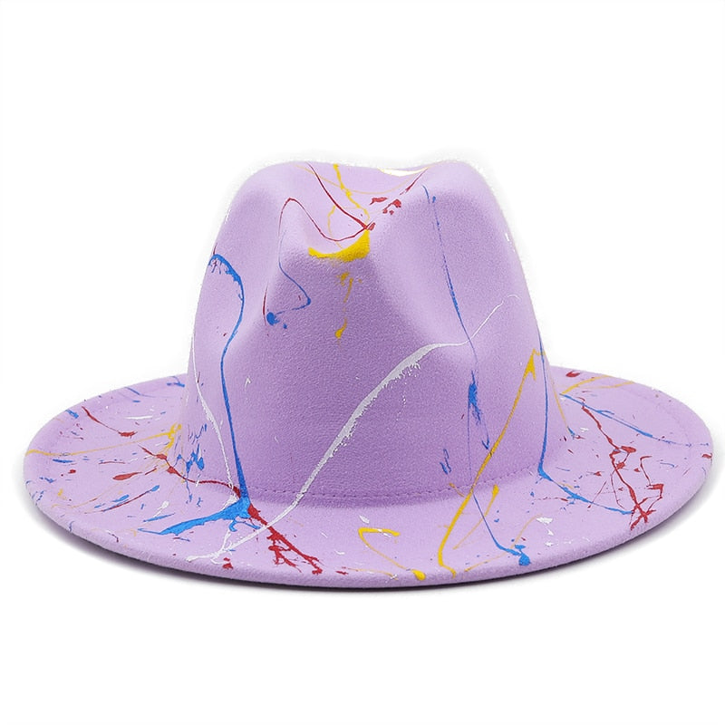 RAYANA Fedora Hat in Purple