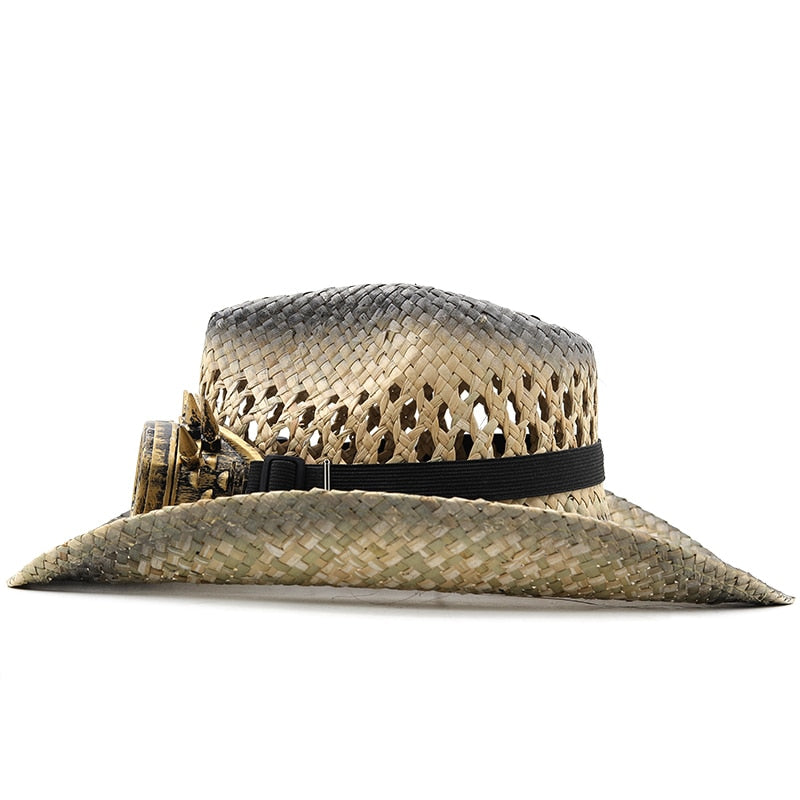 HAROLD Men's Steampunk Cowboy Hat with Goggles