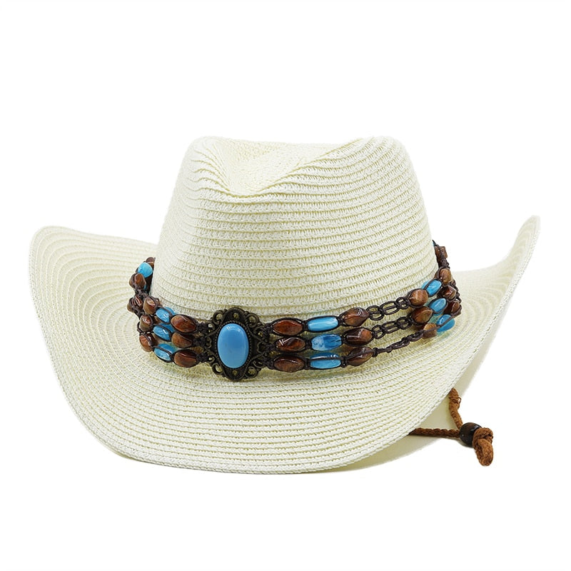 VIOLA Cowboy Hat in Off-White