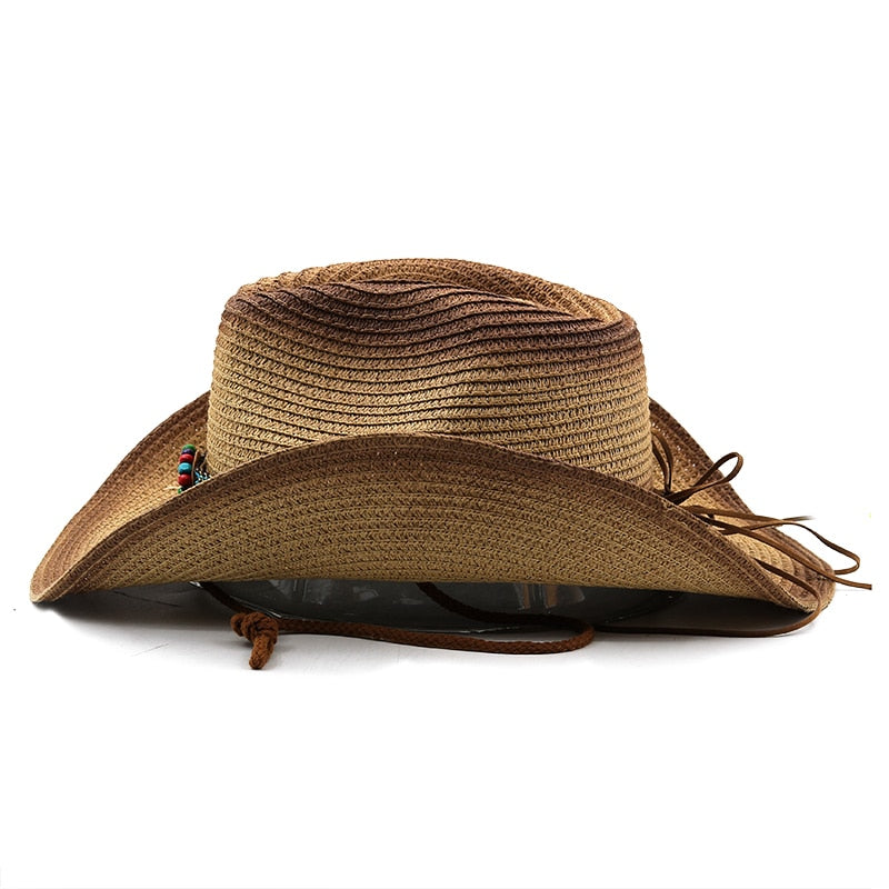 DAGOBERT Men's Straw Cowboy Hat