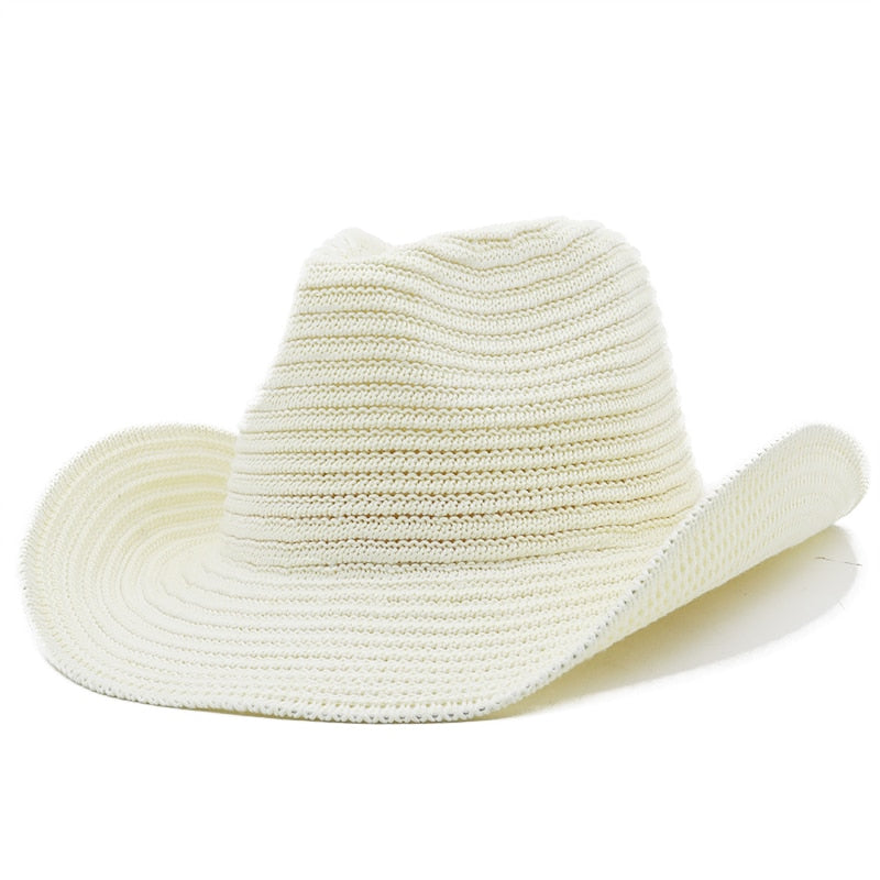 ROLLO Men's Straw Cowboy Hat