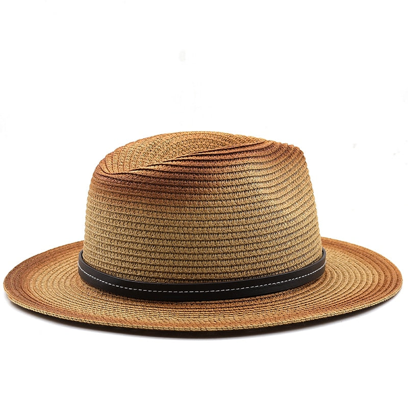 KHUFU Men's Straw Panama Hat