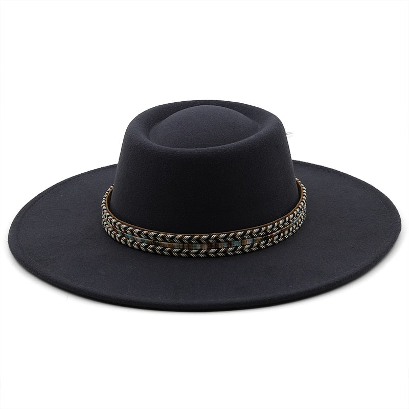 REBA Fedora Hat in Deep Gray