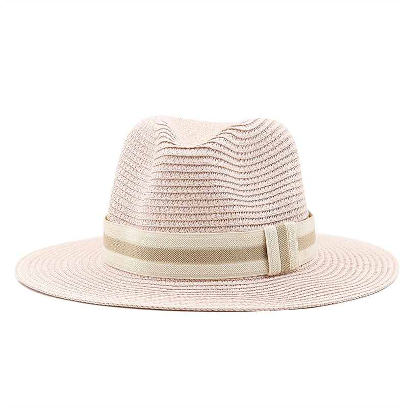 XERXES Men's Straw Fedora Hat