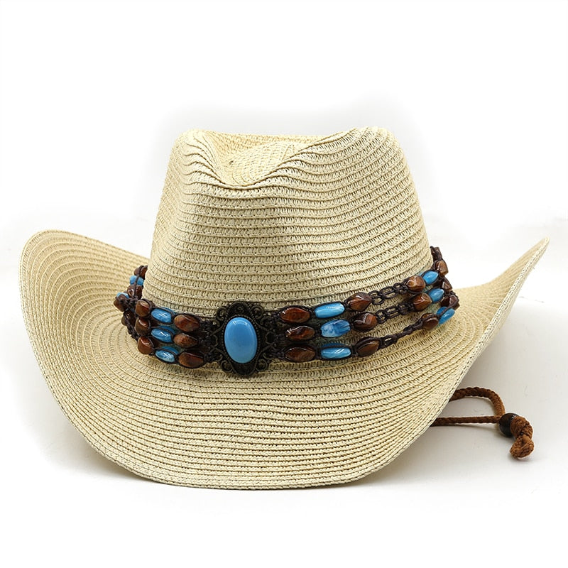 VIOLA Cowboy Hat in Beige