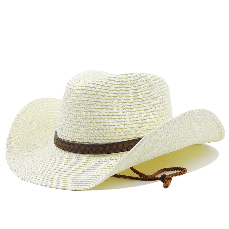 BELA Men's Straw Cowboy Hat