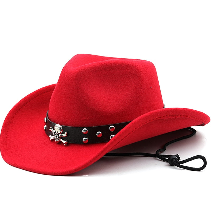 ALARIC Men's Felt Cowboy Hat