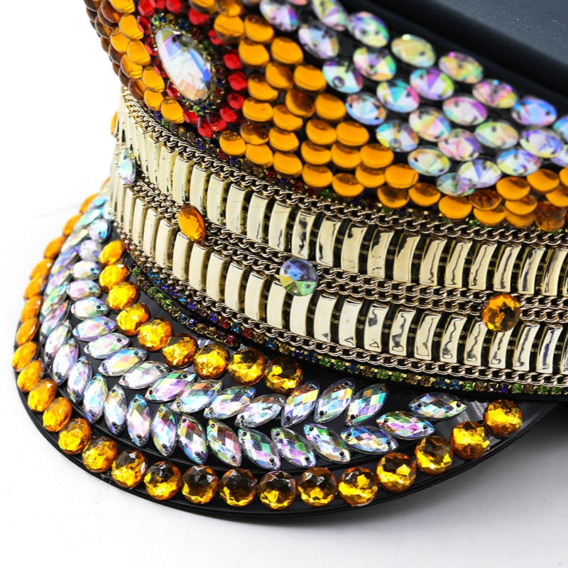 LINA Luxury Rhinestone Party Hat – Swag+Chic