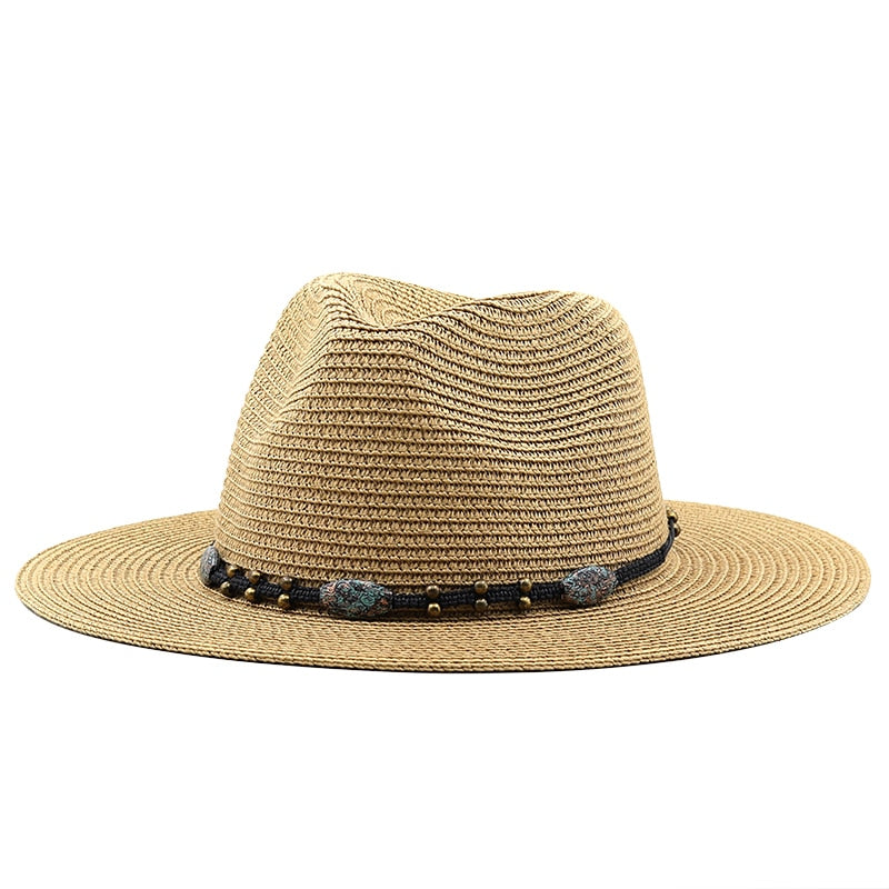 AIENA Fedora Hat in Khaki