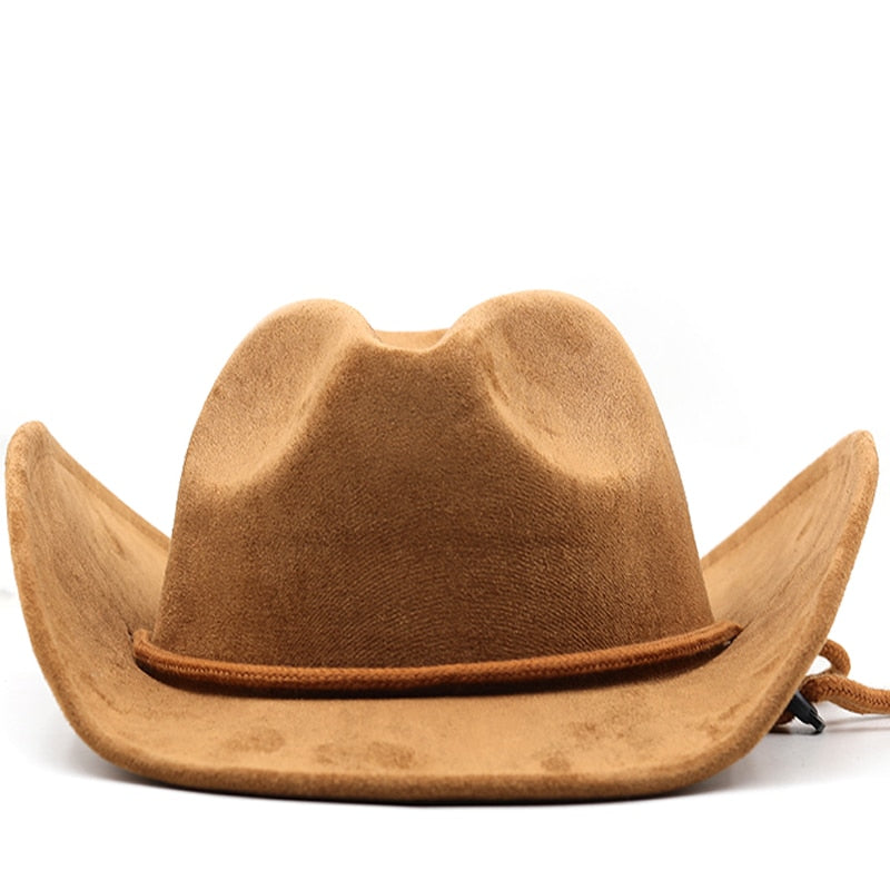 EGBERT Men's Faux Suede Cowboy Hat