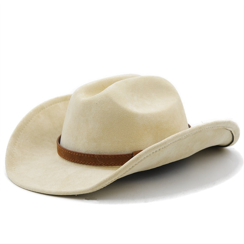 BJORN Men's Felt Cowboy Hat in Beige