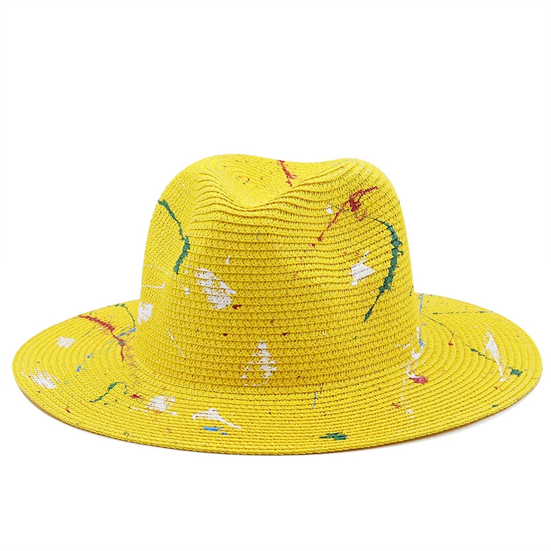OBELIA Panama Hat in Yellow
