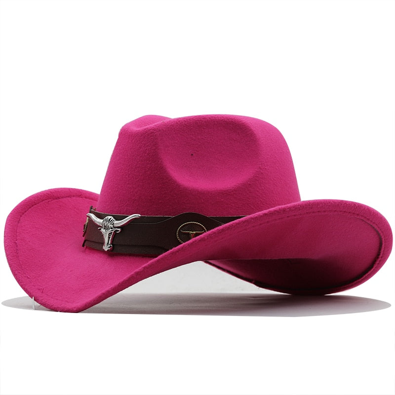 ATHELSTAN Men's Felt Cowboy Hat