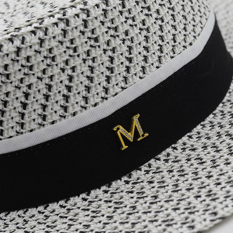 ROVILA Straw Boater Hat