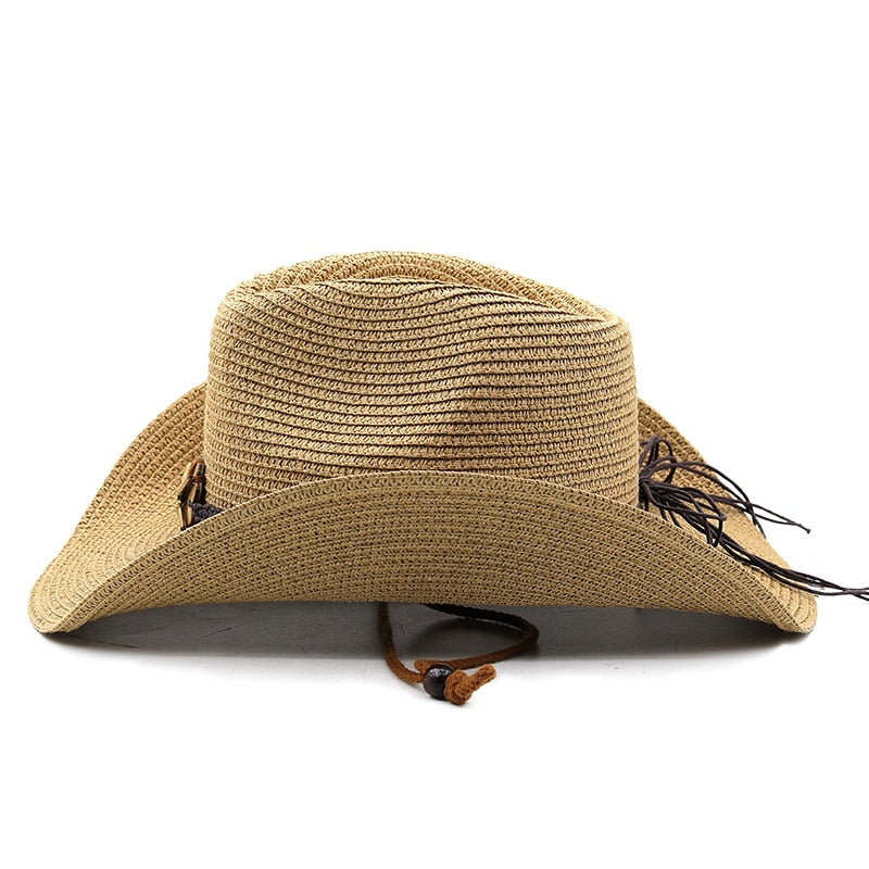 GODFREY Men's Straw Cowboy Hat