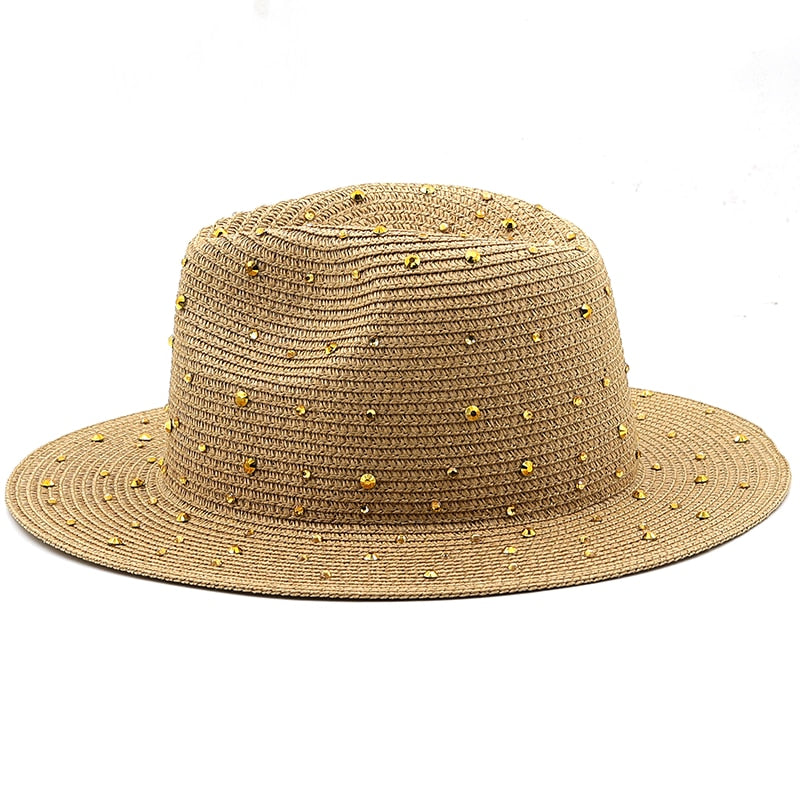 HARLOW Fedora Hat in Khaki