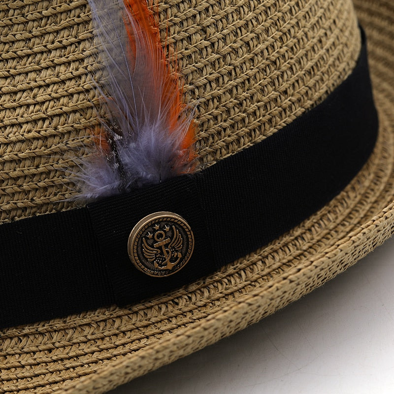 THUTMOSE Men's Straw Panama Hat