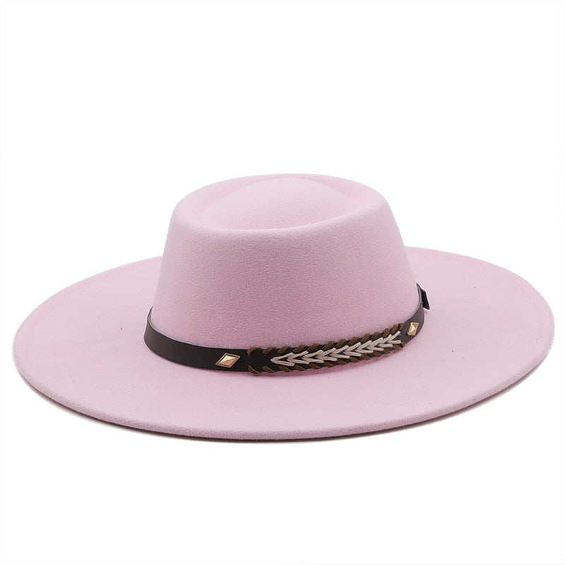 REGIANE Fedora Hat in Pink