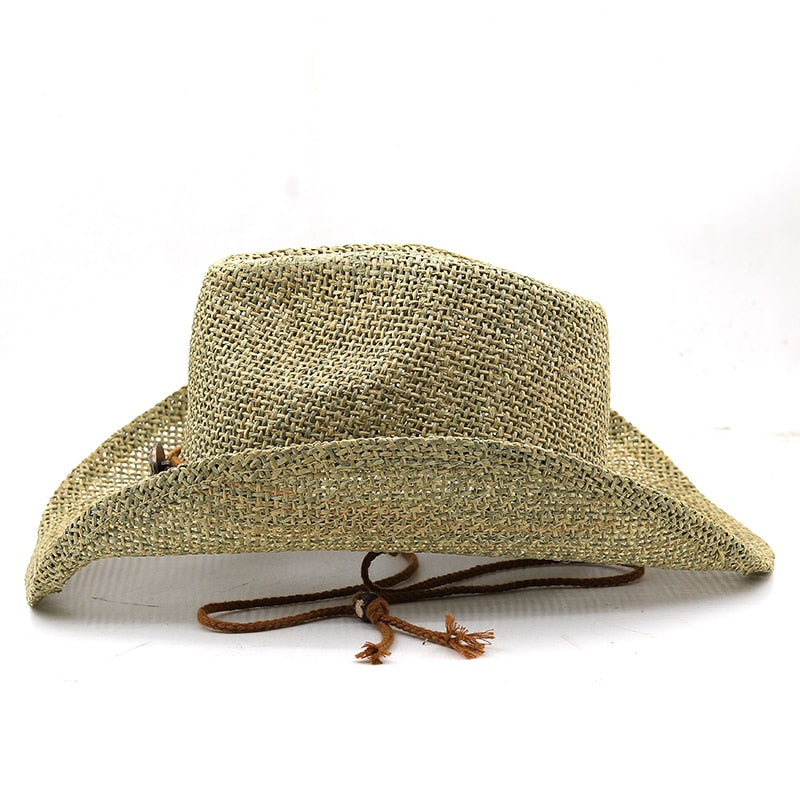 KENNETH Men's Straw Cowboy Hat