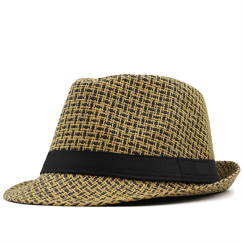SETI Men's Straw Panama Hat