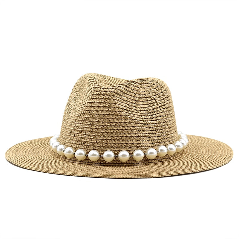 ROSHINE Panama Hat in Khaki