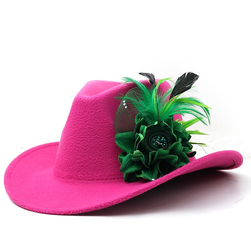LOVA Fedora Hat in Rose