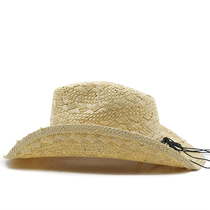 CLOVIS Men's Straw Cowboy Hat
