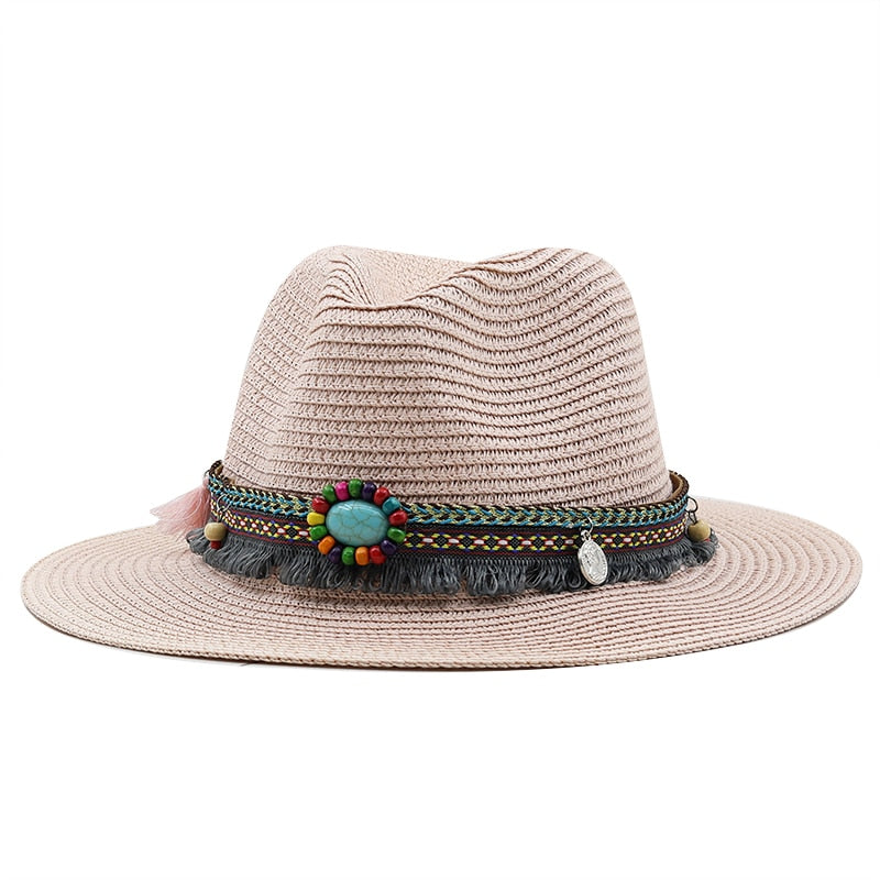 BASTINA Fedora Hat in Pink