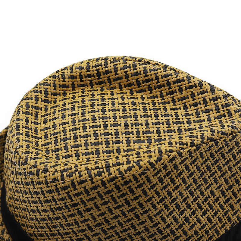SETI Men's Straw Panama Hat