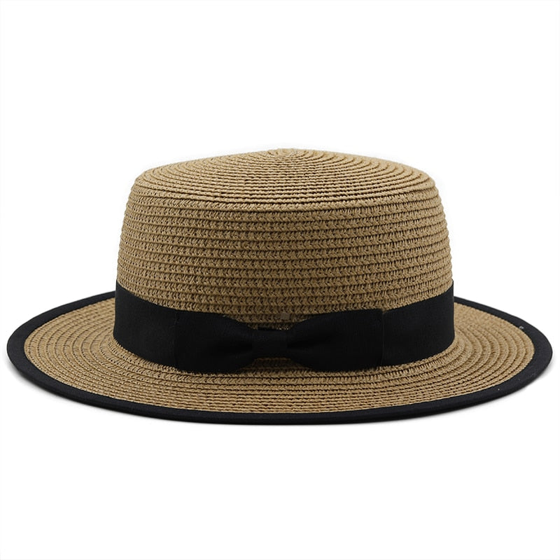 LIATARA Panama Hat in Khaki