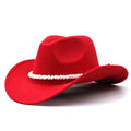 ROHILA Fedora Hat in Red