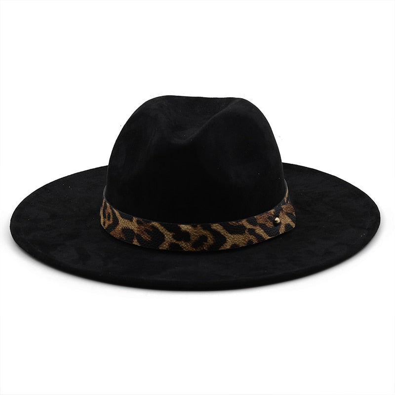 HINA Fedora Hat in Black