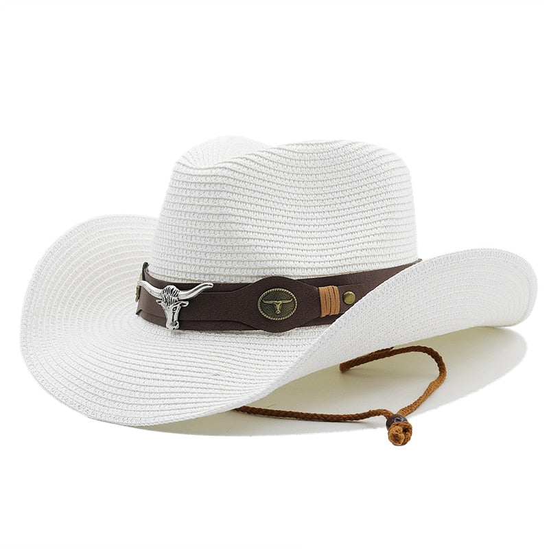 HAMMURABI Men's Straw Cowboy Hat