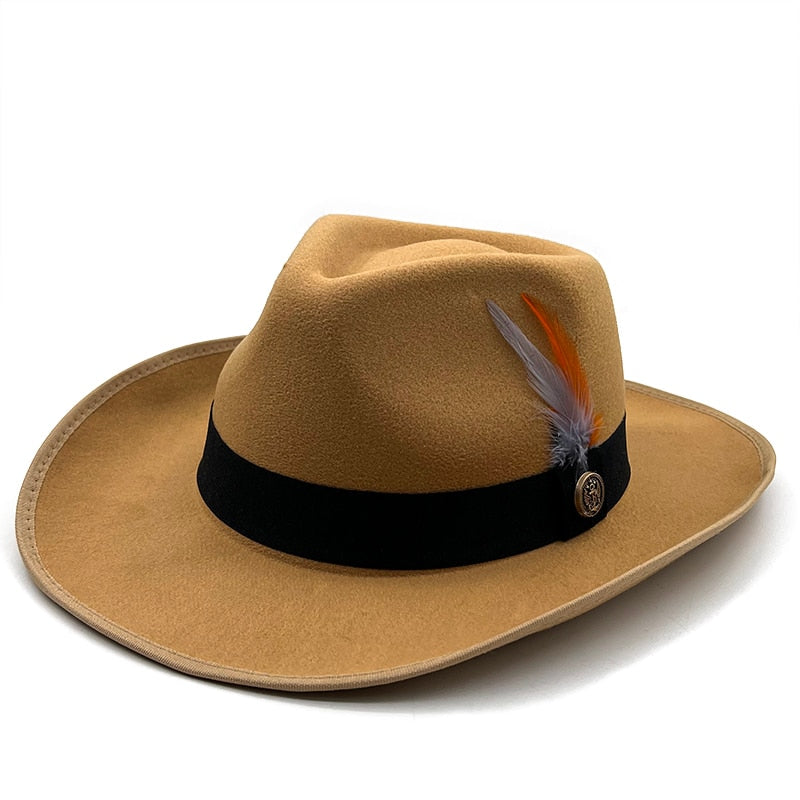MERYL Cowboy Hat in Tan