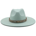 SLOANE Fedora Hat in Mint Green