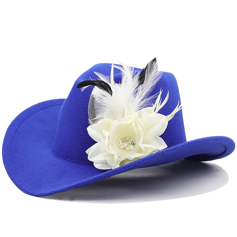 TOVA Fedora Hat in Blue