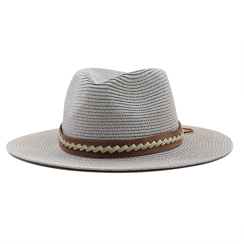 EYDISH Fedora Hat in Gray