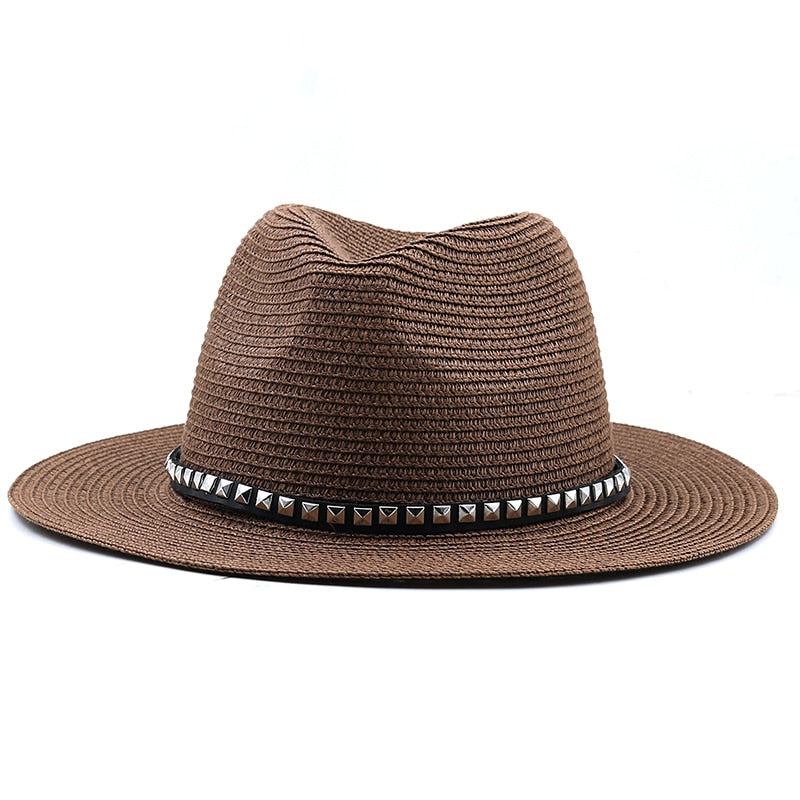 CARIENA Fedora Hat in Brown