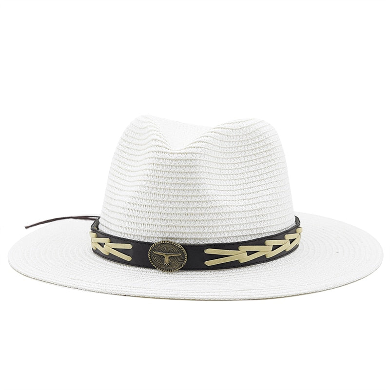 SEYLINA Fedora Hat in White