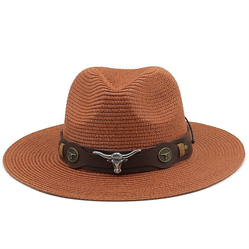 SELEUCUS Men's Straw Panama Hat